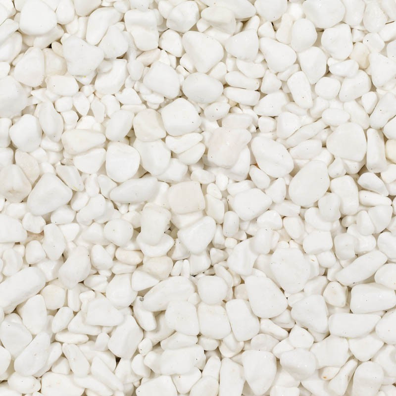 Ghiaia bianca Polar 25-40mm - Dolomite bianca - 20kg - Ghiaia bianca Polar Michel Oprey & Beisterveld