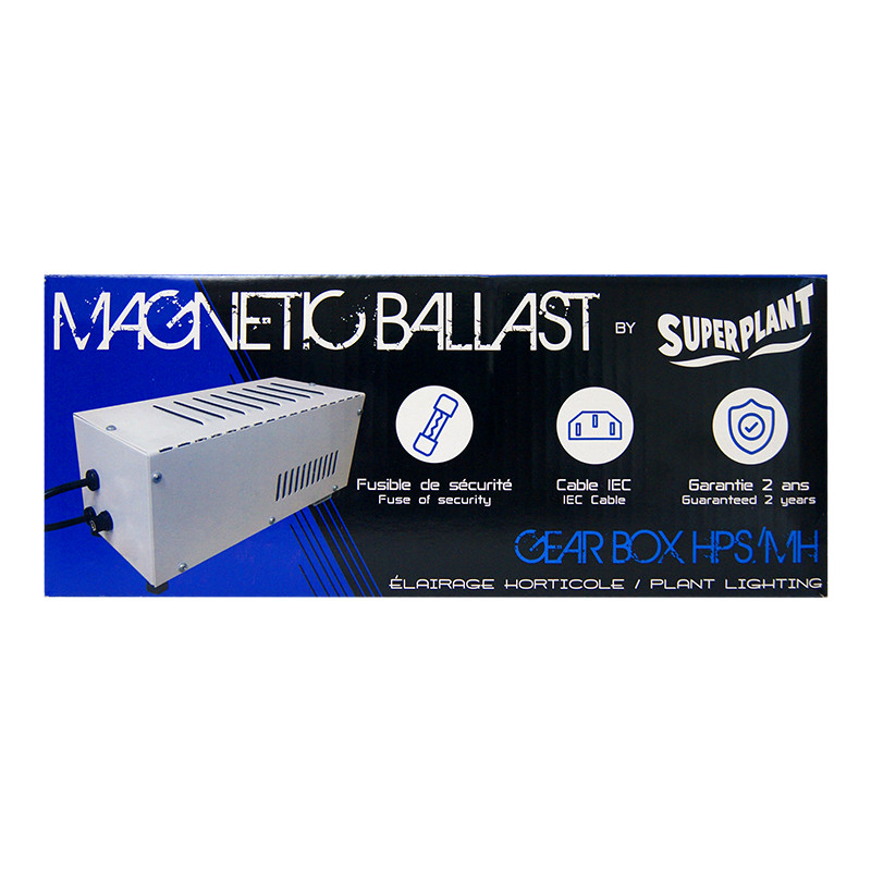 SUPERPLANT MAGNETIC BALLAST 600W AVEC FUSIBLE HPS/MH