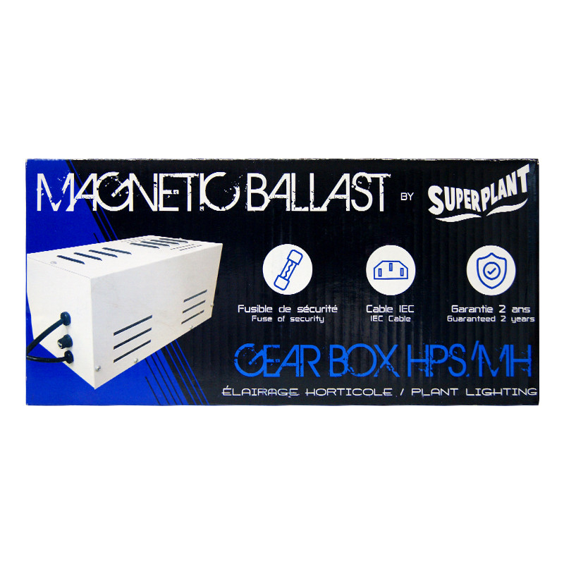 SUPERPLANT MAGNETIC BALLAST 1000W AVEC FUSIBLE HPS/MH