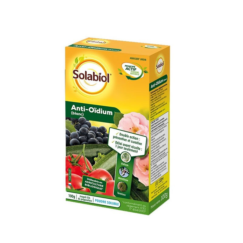 WHITE POWDERY MILDEW SOLABIOL 100 G CASE