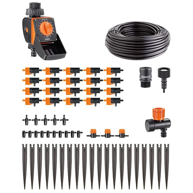Kit Timer 20 Logica drip irrigation 20 pots - Watering Claber