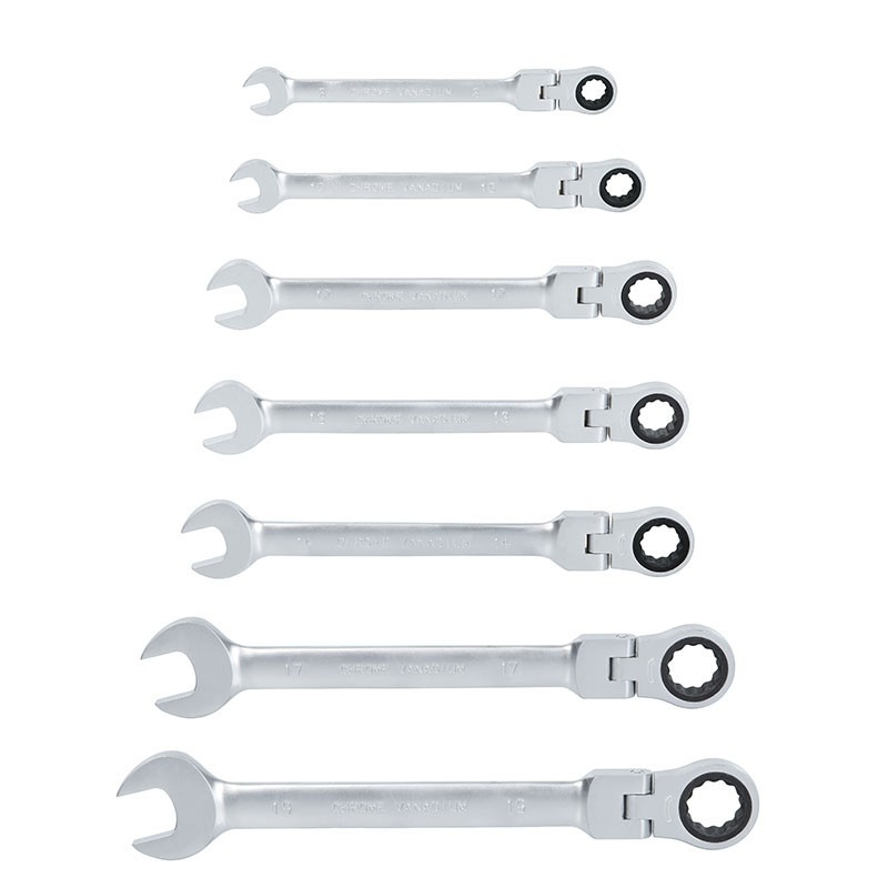 Conjunto de 8 chaves de catraca de Ø8mm a Ø19mm - Ribitech