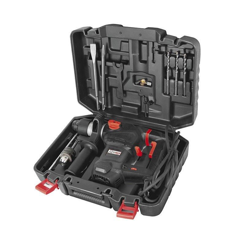 SDS 1500w SDS punch and chisel case + accessories - Ribitech