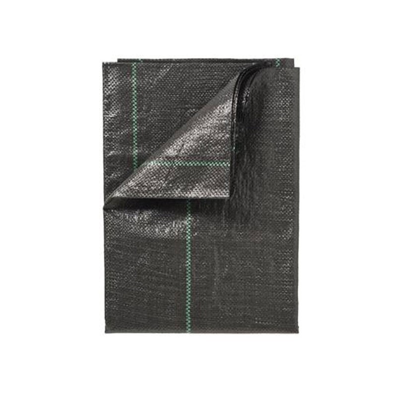 Nature -Black woven pp landscape mulching fabric. 100 g/m² - 120x120 cm - Nature