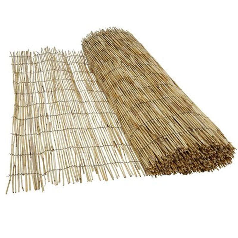 Natural straw privacy screen - 3x2m - Nature