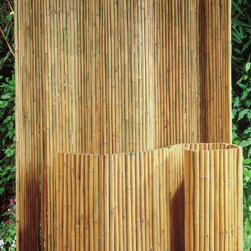 Brise-vue bambou naturel - 180x180cm - Nature