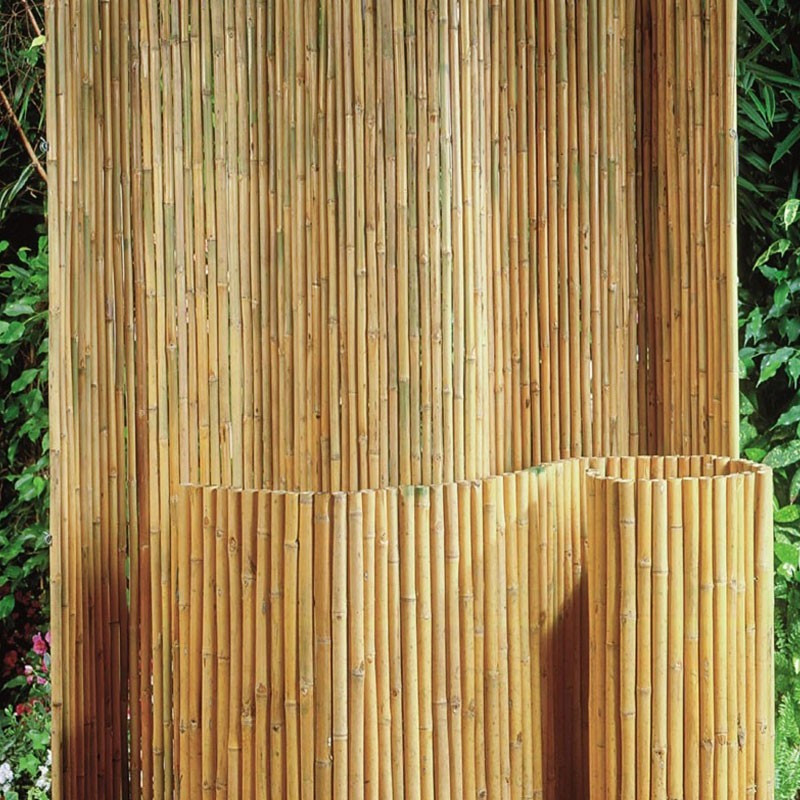 Natuurlijk bamboe privacy scherm - 180x180cm - Nature