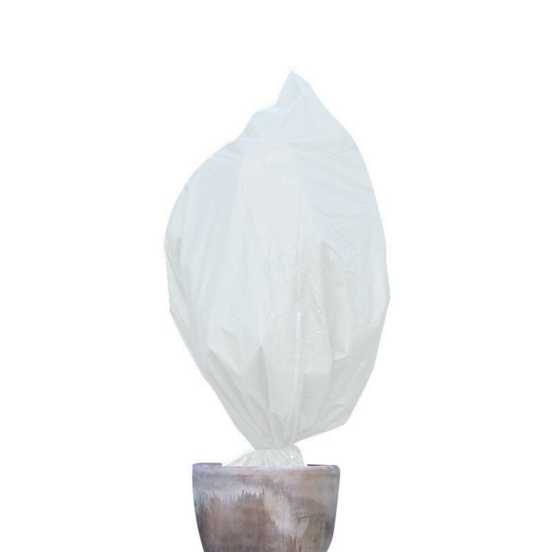 Nature -Wintering cover with drawstring - White -150 x 157 cm - Diameter 100 cm - Nature