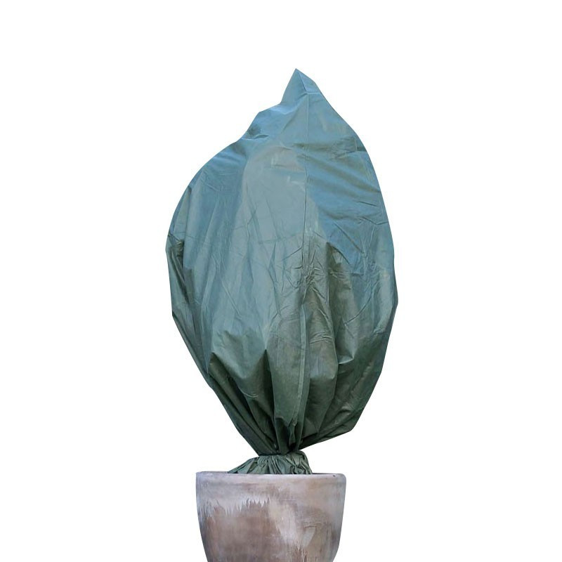 Nature -Wintering cover with drawstring - Green -150 x 157 cm - Diameter 100 cm - Nature