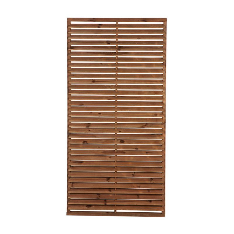 Brown Louver screen ep75 900x1800 mm - Forest-Style