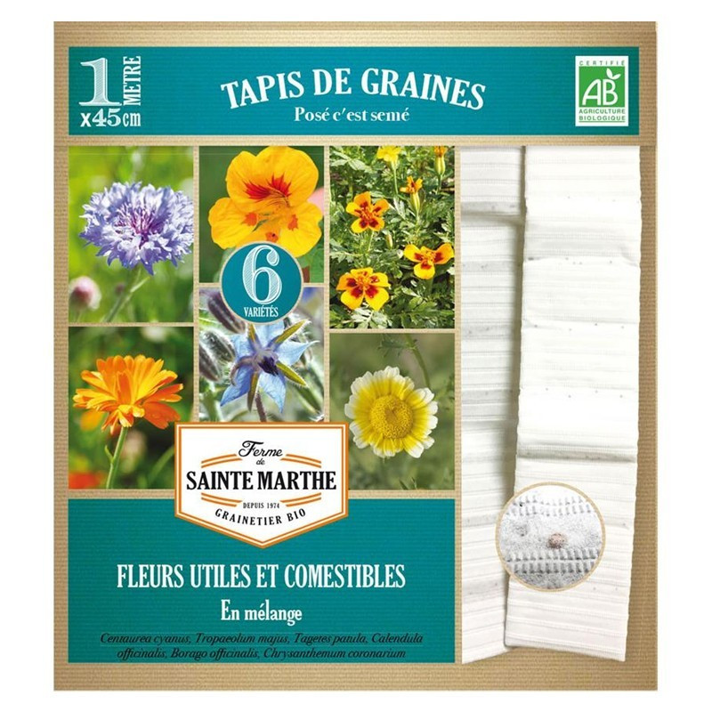  <x>La ferme Sainte Marthe</x> - Teppich aus essbaren und nützlichen Blumenmischungen