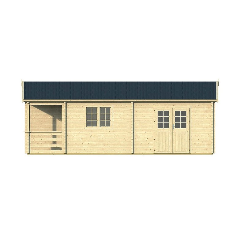 Chalet Azores 76,3 m² - Thickness 70mm - Tuindeco