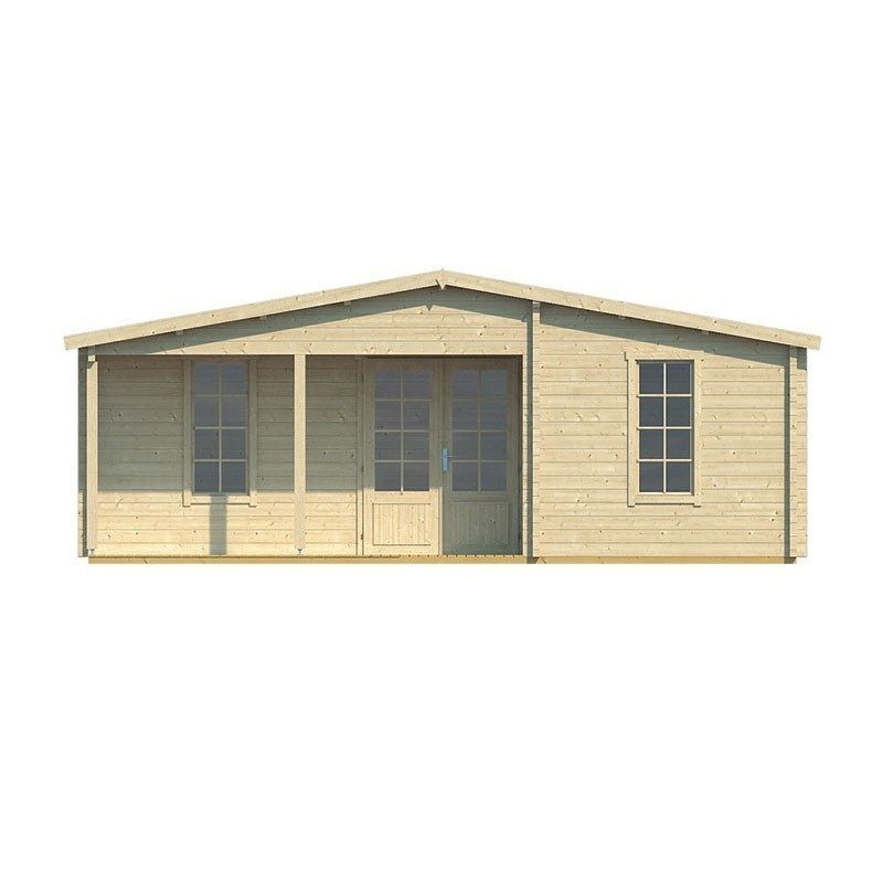 Chalet Ollie 25,2 m² - Epaisseur 70mm - Tuindeco