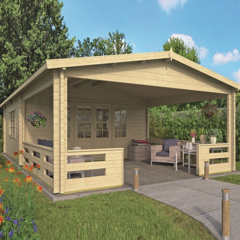 Chalet Sheffield 27m² - Thickness 58mm - Tuindeco