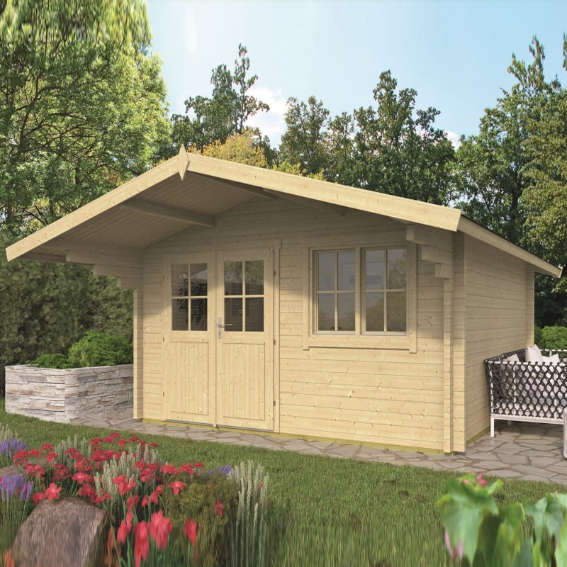 Chalet Stian 13,5m² - Thickness 58mm - Tuindeco