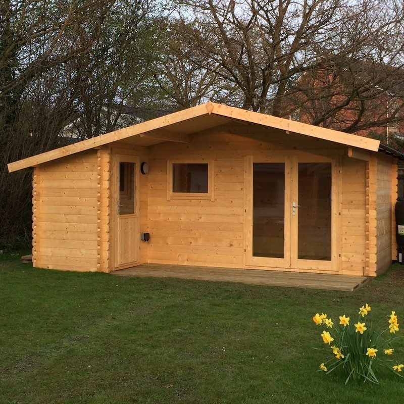 Chalet Wolfgang 16 m² - Thickness 44 mm - Tuindeco