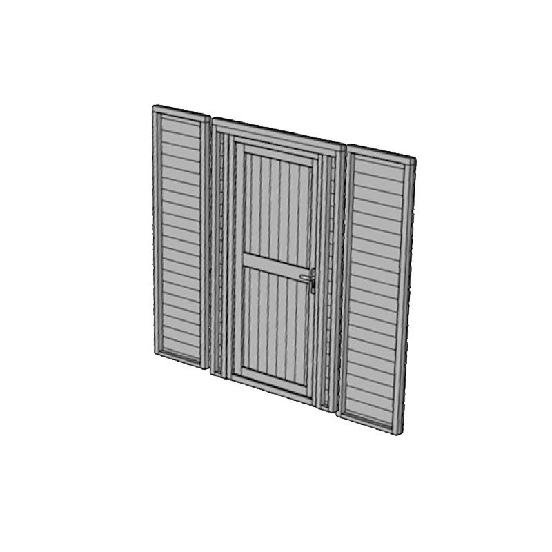 Door panel for caravan - Tuindeco