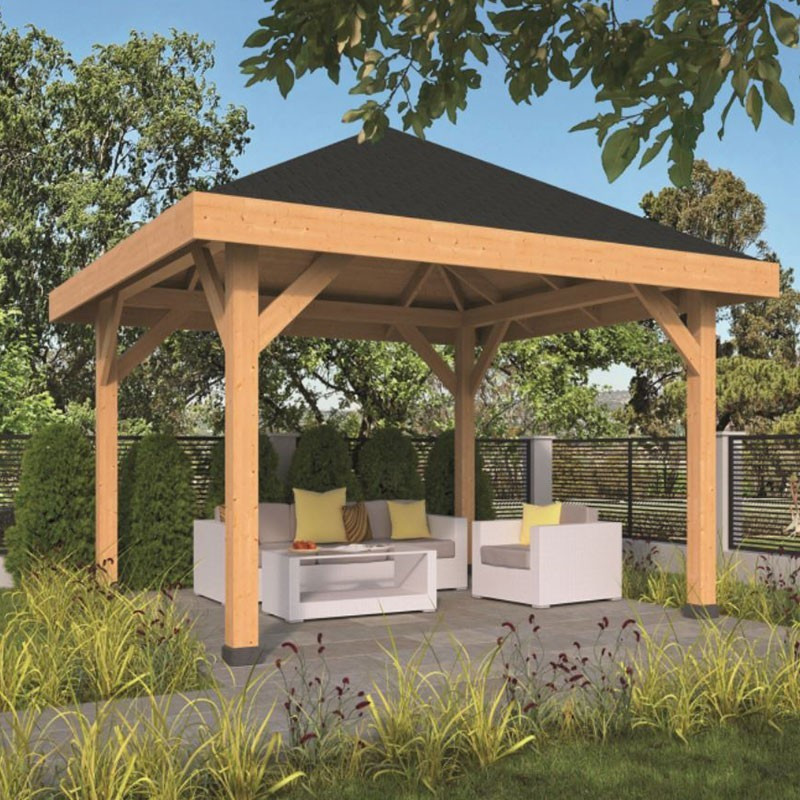 Achat Kiosque de jardin Obdam - Kiosque en bois - Tuindeco