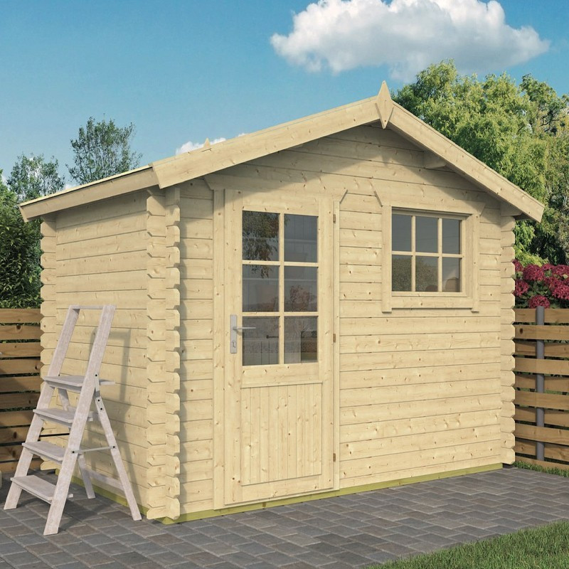 Shed 4,6m² - 28mm - Sten - Tuindeco