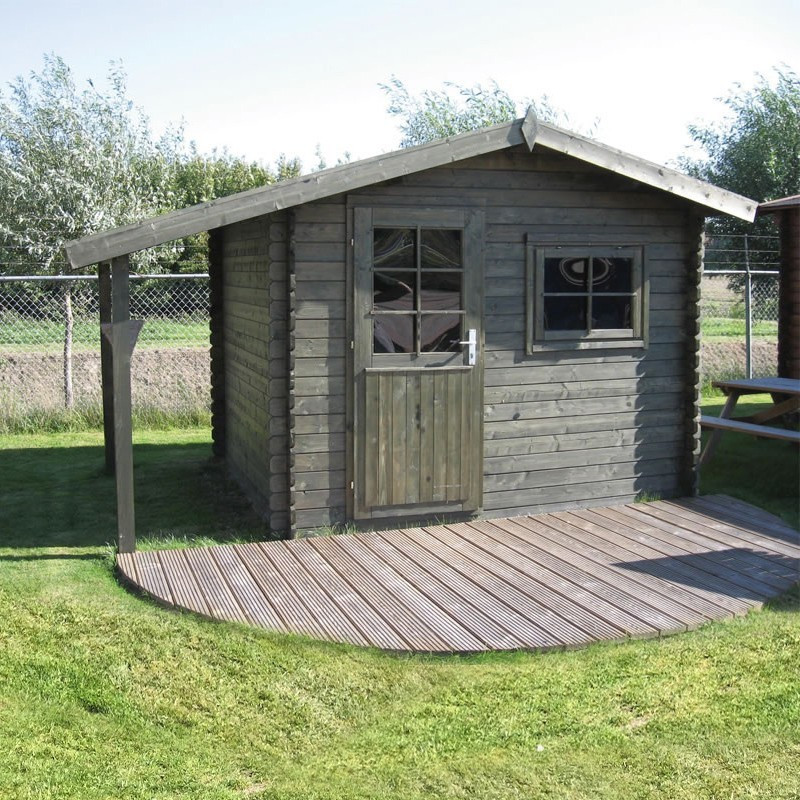 Shed and wood shed 6,7 m² - 28 mm - Lars - Tuindeco