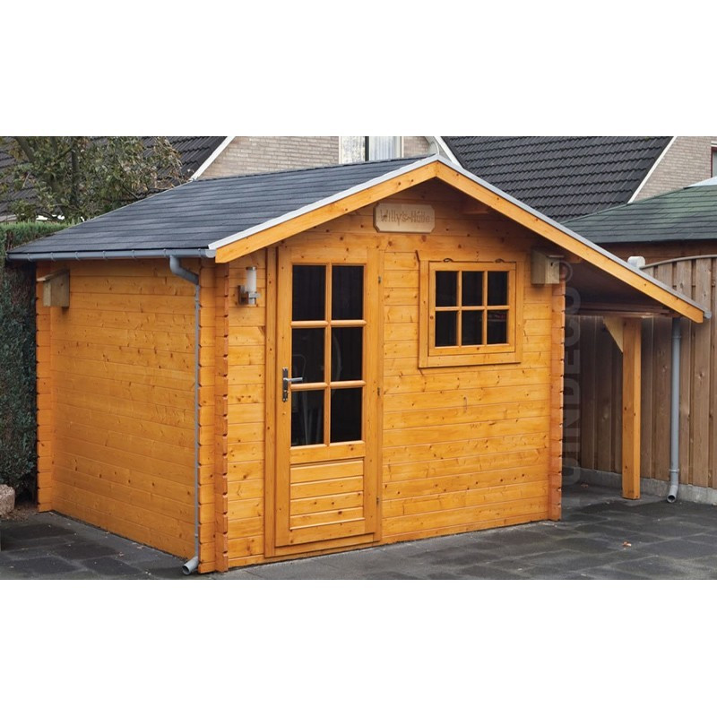 Shed and wood shed 6,7 m² - 28 mm - Lars - Tuindeco