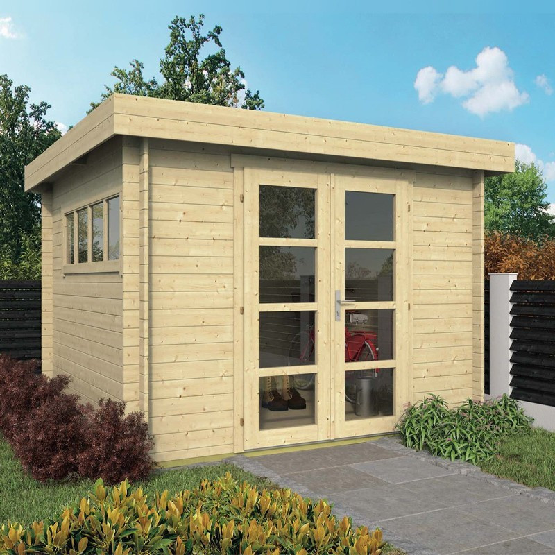 Garden shed 7,8 m² - 28 mm - Bodine - Tuindeco