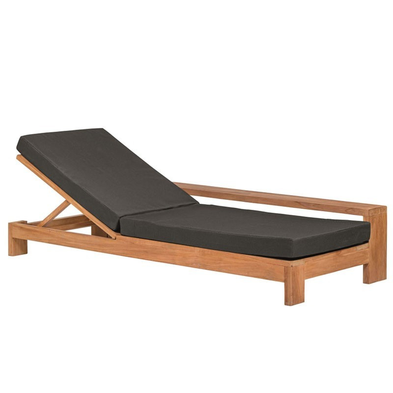 Danau Adjustable Teak Deck Chair - Tuindeco