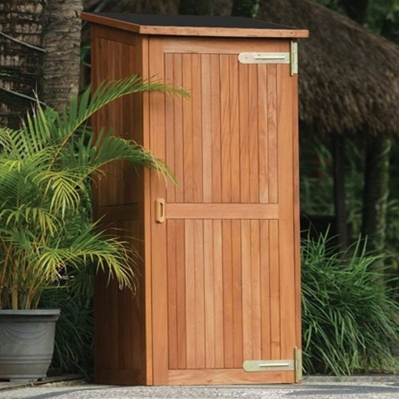 Garden cabinet with bitumen cardboard -Santiago - Tuindeco