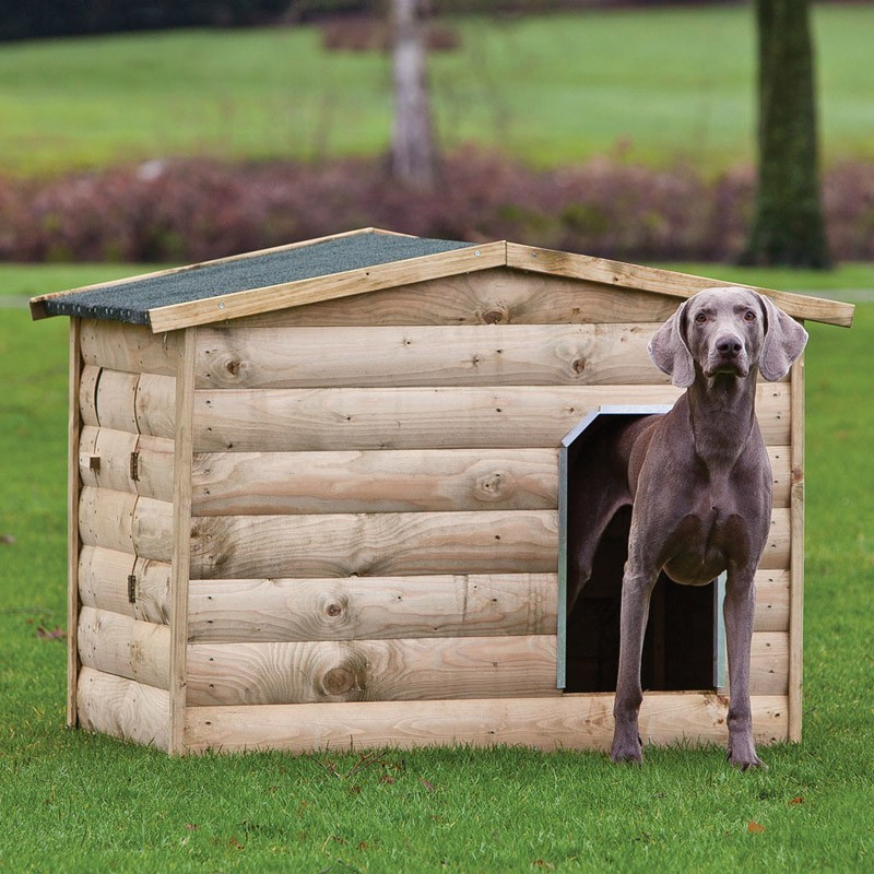 Casa do cão Labrador - 118,5 x 86 x 93 cm - Tuindeco