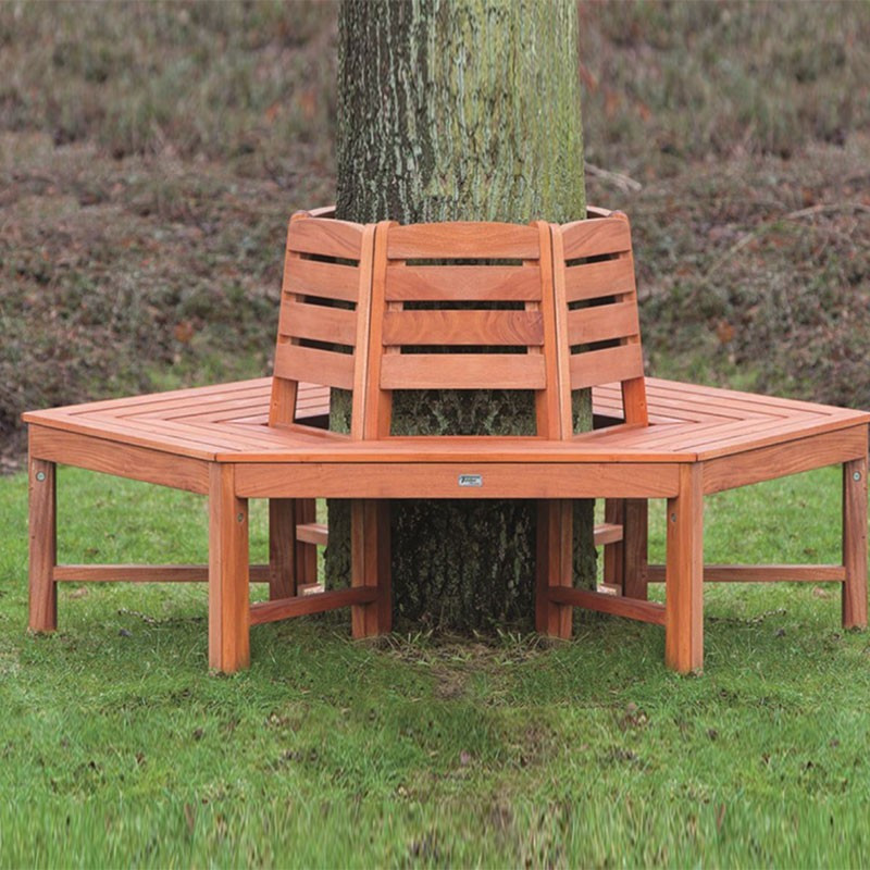 Hardwood tree bench - Tuindeco