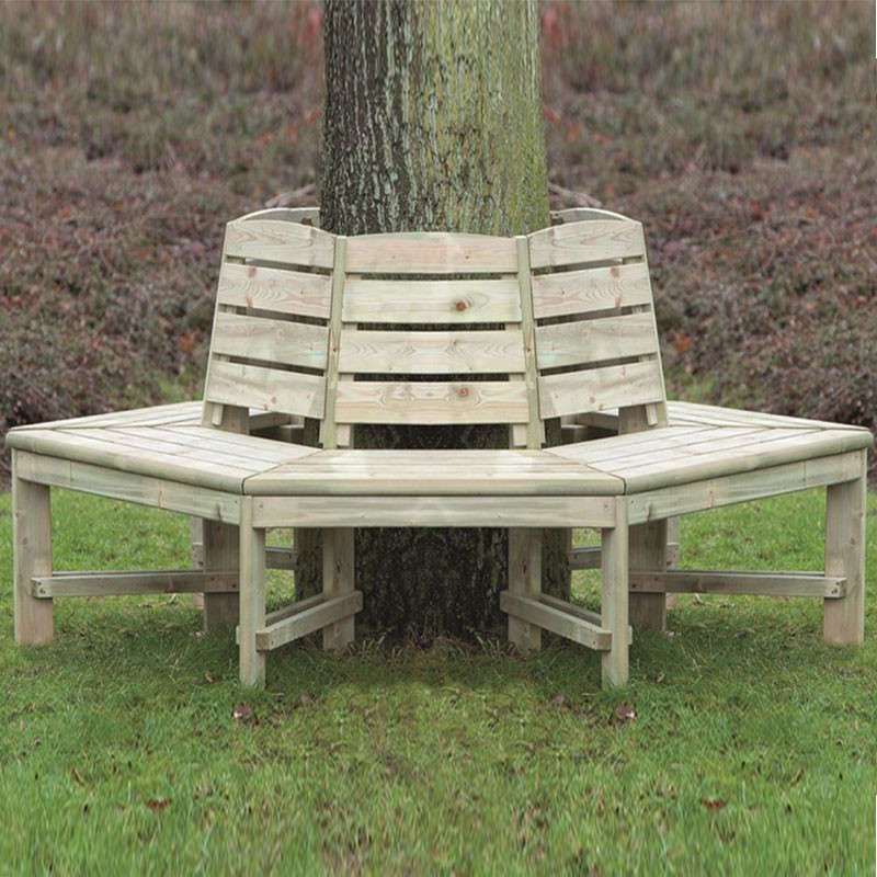 Impregnated tree bench - Tuindeco