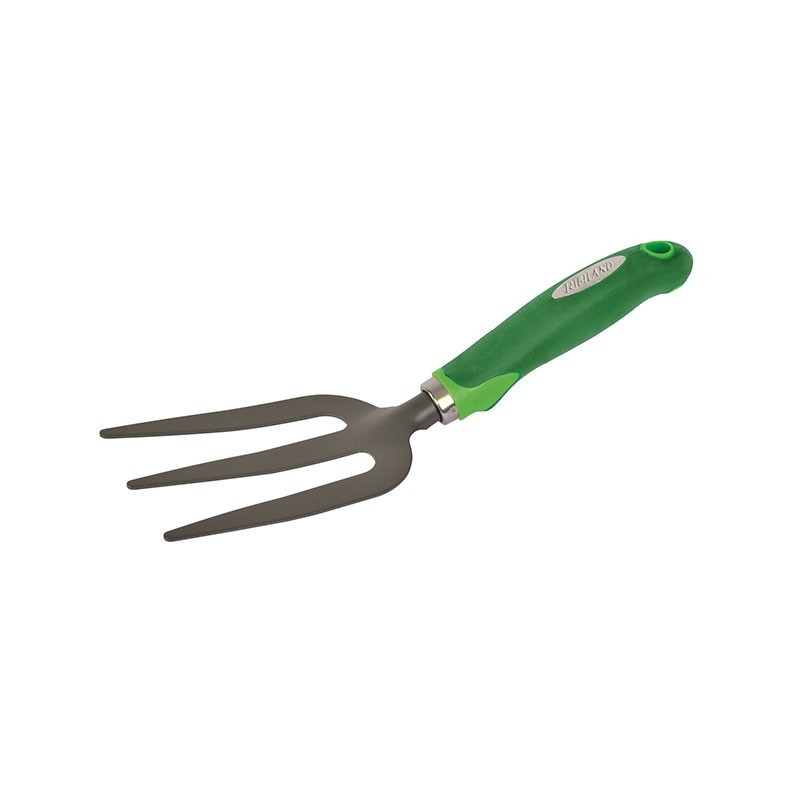 3-tanden vork met dubbel materiaal handvat - Ribiland