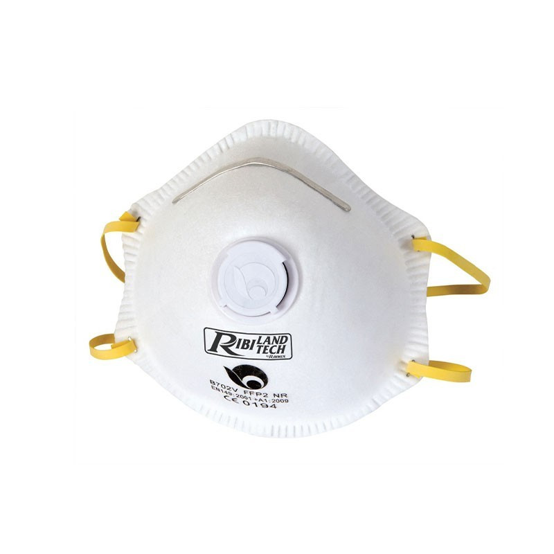Staubschutzmaske mit Ventil x3 - - Ribiland