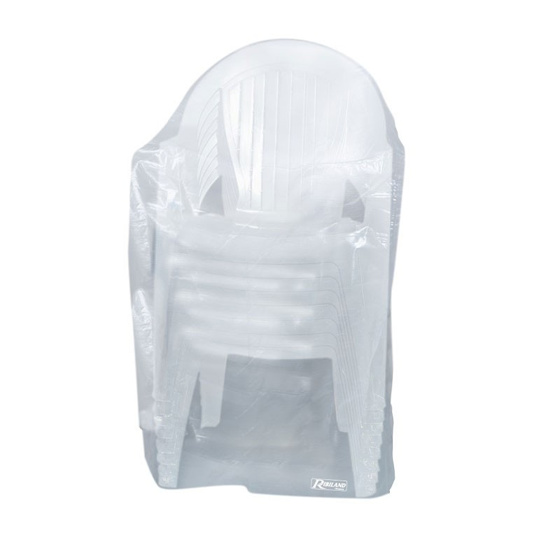 Rivestimento traslucido per sedie con braccioli 90g/m² - 90x70x115cm - Ribiland