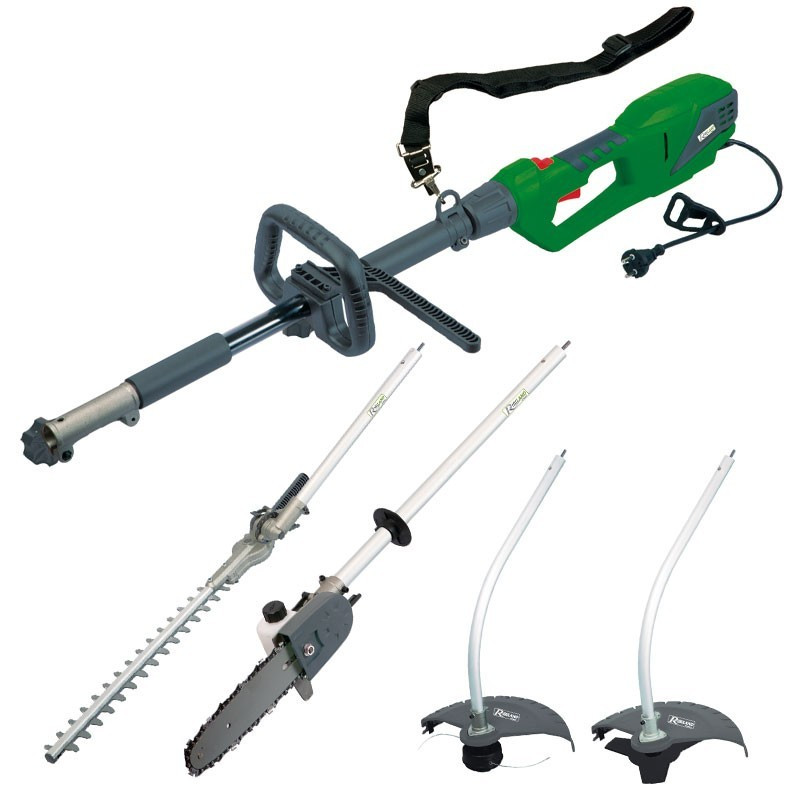 Multiferramenta eléctrica : Aparador de sebes / Podador / Roçadeira / Cortador de sebes - Ribiland