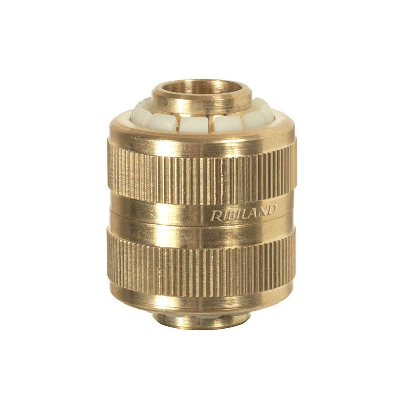 Ø19mm brass repair coupling - Ribiland