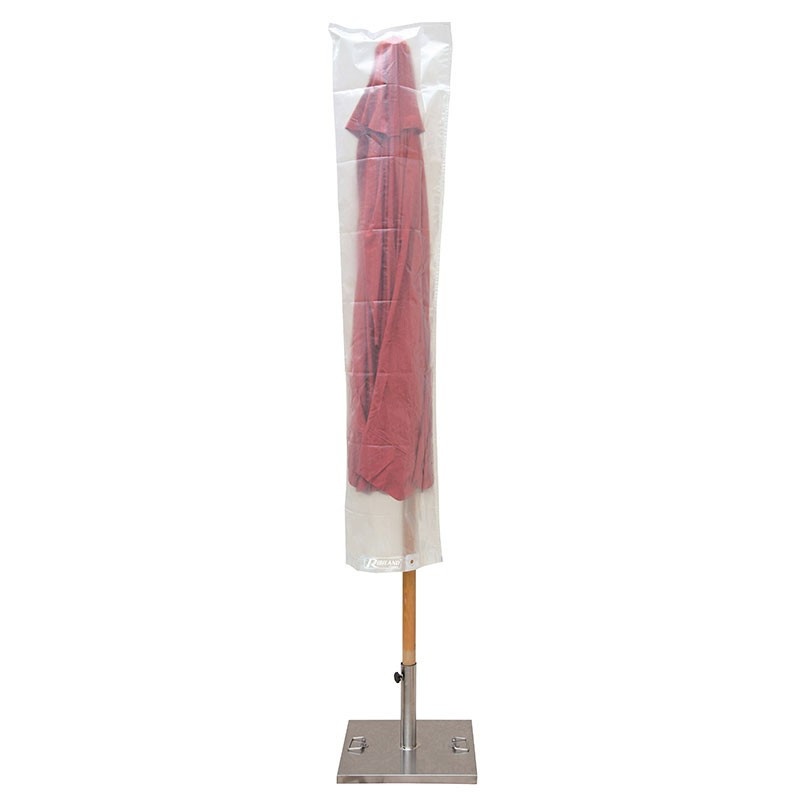 Housse translucide pour parasol droit 90g/m² - 45x190cm - Ribiland