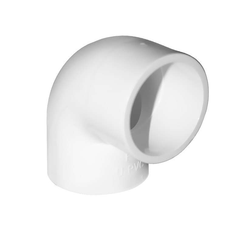 WITTE PVC ELLEBOOG 25MM