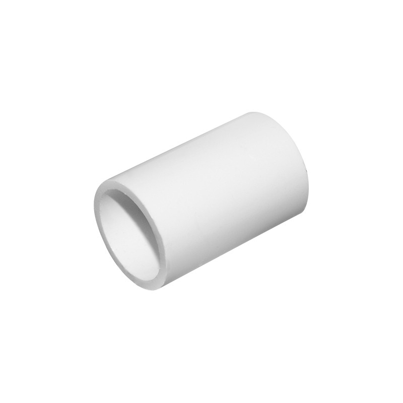 WHITE PVC CONNECTOR 25MM
