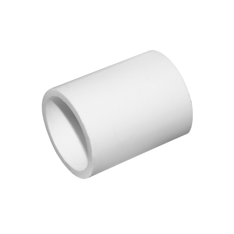 WHITE PVC CONNECTOR 32MM