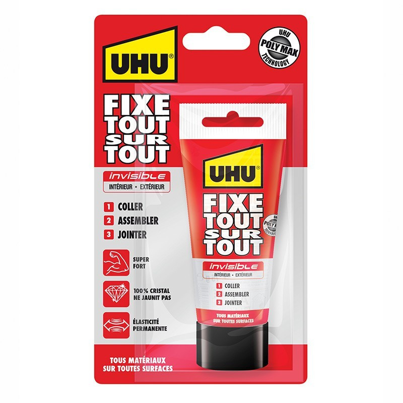 Invisible All Over All Fix - Tube 75 g - Invisible UHU