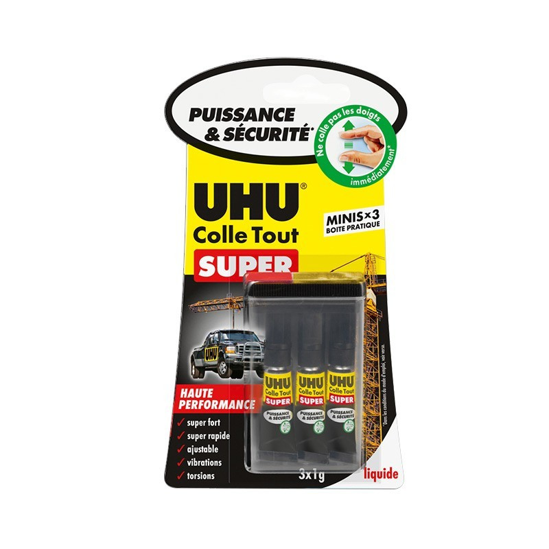 All Super Minis Glue - Liquid - 3 x 1 g - UHU