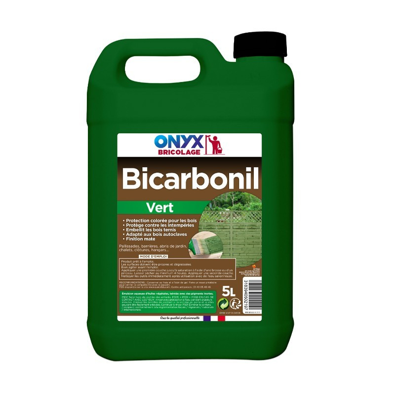 Onyx - Bibicarbonil verde protecção da madeira exterior 5l