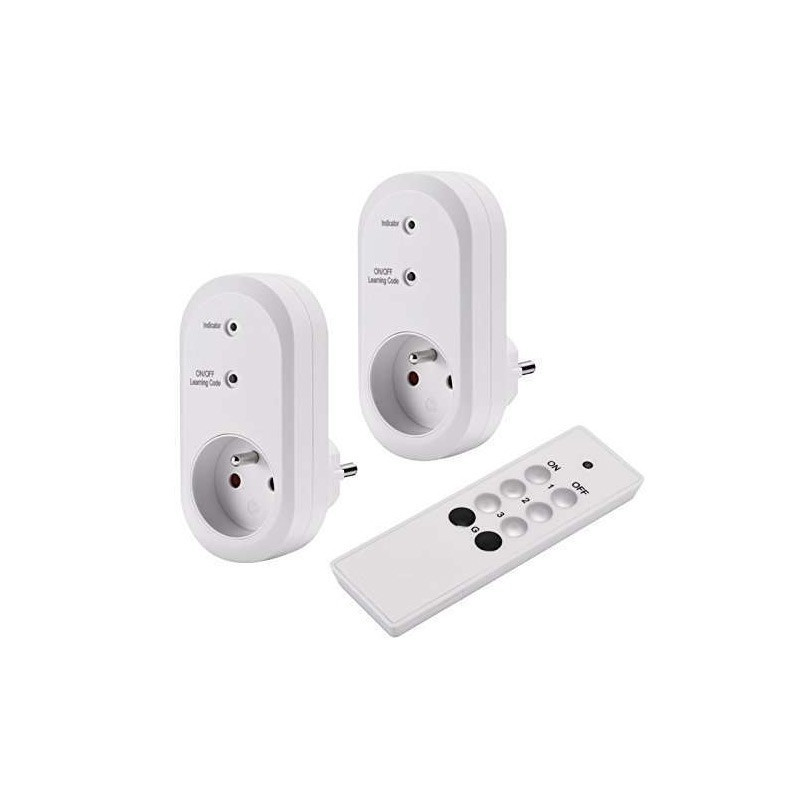RADIO SOCKETS WITH REMOTE CONTROL BY 2