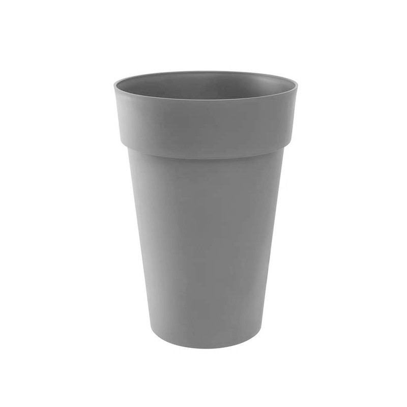 Tuscany tall vase - Concrete grey - 67 L - 65 cm - EDA PLASTICS