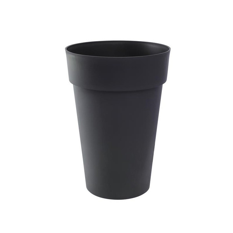 Toscane vaso alto - Grigio antracite - 67 L - 65 cm - EDA PLASTICA