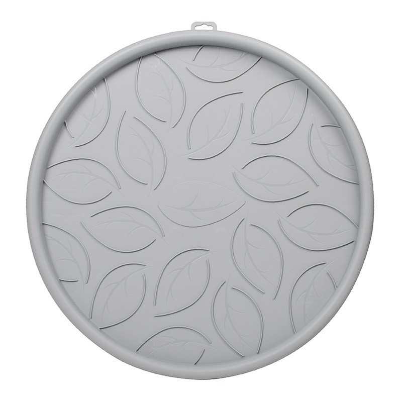 Saucer with 5 wheels - Concrete Grey - 45 cm - EDA PLASTICS