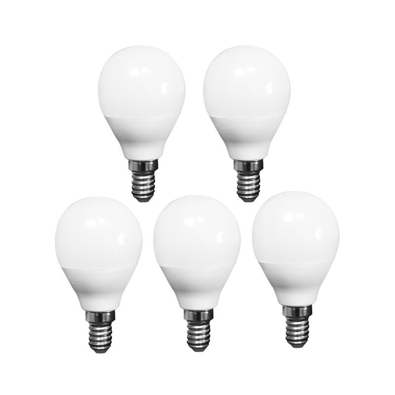 Pack of 5 led bulbs Advanced Star - A50 - 5W - 6500K° E14