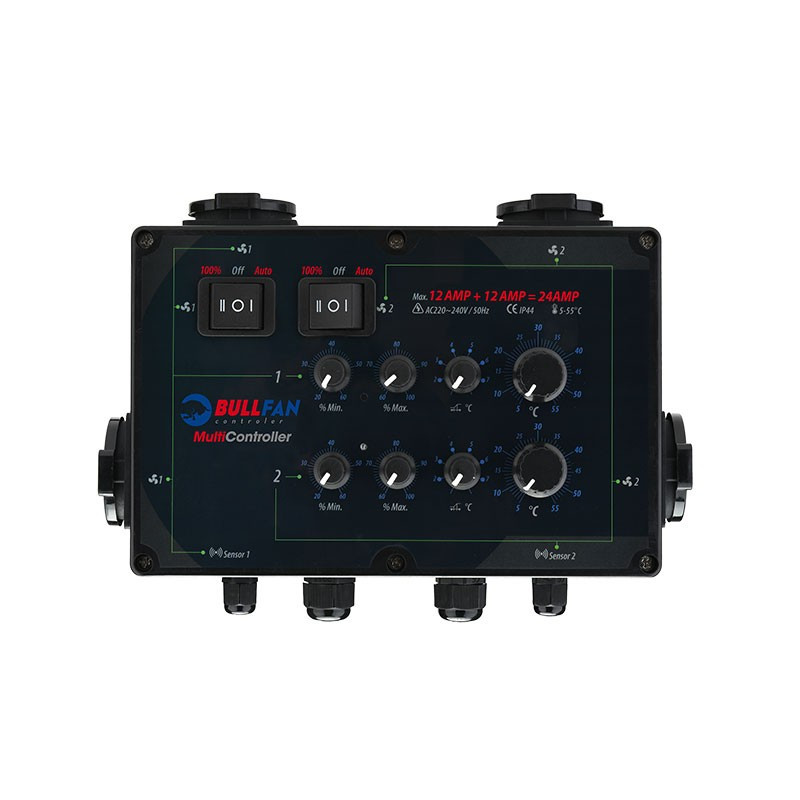 MULTI CONTROLLER 12+12 AMP - BULLFAN