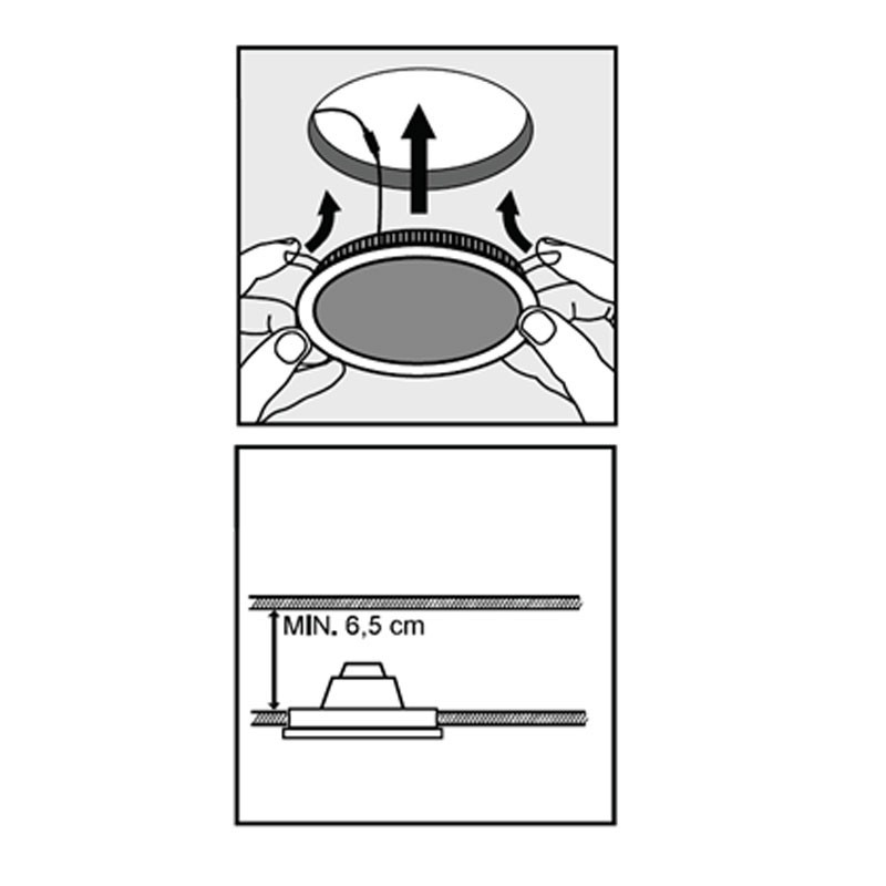 Advanced Star - LED Plafondlamp - 18W - 2700K° - Downlight SMD